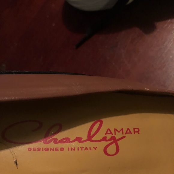 Charly Amar Black and Tan Pumps Size 10M - Picture 3 of 3